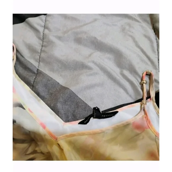 White House Black Market Pastel High Low Dress - Picture 3 of 9